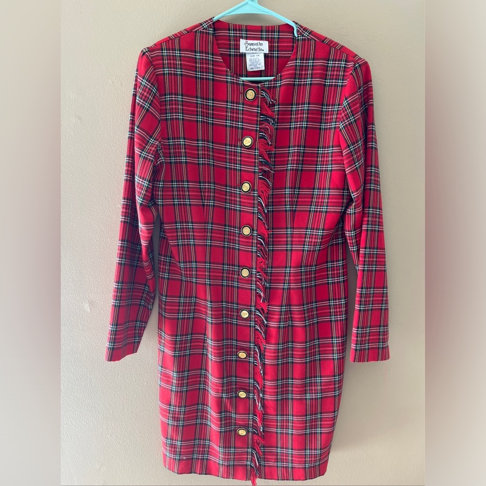Vintage 80’s Samantha Edwards Women’s Dress. Sz 7/8.